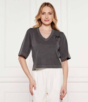 Bluzka damska wiosenna Pinko ze sklepu: Gomez Fashion Store w kategorii: Bluzki damskie - zdjęcie 874714-BD9-10338_PI251W000126C91