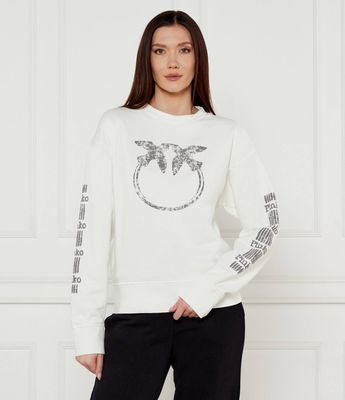 Bluza damska młodzieżowa casual Pinko ze sklepu: Gomez Fashion Store w kategorii: Bluzy damskie - zdjęcie 874714-BD9-10338_PI251W000140005
