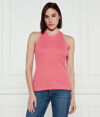 Bluzka damska na lato Pinko ze sklepu: Gomez Fashion Store w kategorii: Bluzki damskie - zdjęcie 874714-BD9-10338_PI251W000144C93