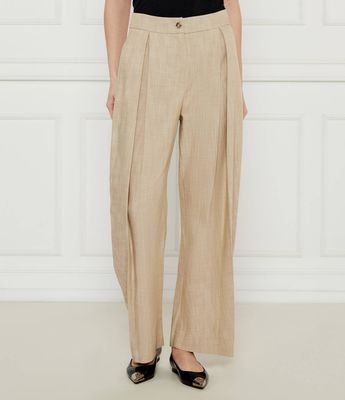 Spodnie damskie na wiosnę Pinko ze sklepu: Gomez Fashion Store w kategorii: Spodnie damskie - zdjęcie 874714-BD9-10338_PI251W000193976