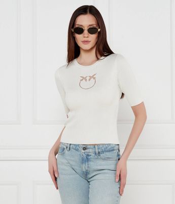 Pinko - Bluzka damska casual ze sklepu: Gomez Fashion Store w kategorii: Bluzki damskie - zdjęcie 874714-BD9-10338_PI251W000211005
