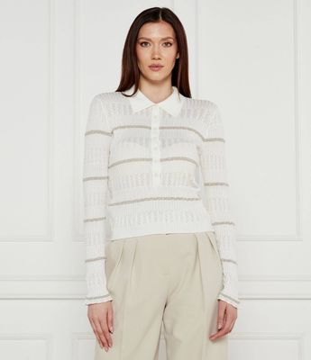 Bluzka damska casualowa Pinko ze sklepu: Gomez Fashion Store w kategorii: Bluzki damskie - zdjęcie 874714-BD9-10338_PI251W000214005