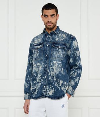 Koszula męska na jesień Karl Lagerfeld Jeans ze sklepu: Gomez Fashion Store w kategorii: Koszule męskie - zdjęcie 874714-BD9-10338_KJ251M000002047