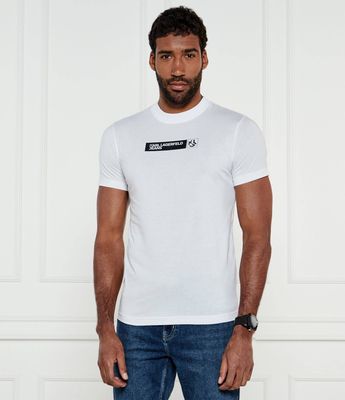 T-shirt męski na lato Karl Lagerfeld Jeans ze sklepu: Gomez Fashion Store w kategorii: T-shirty męskie - zdjęcie 874714-BD9-10338_KJ251M000003001