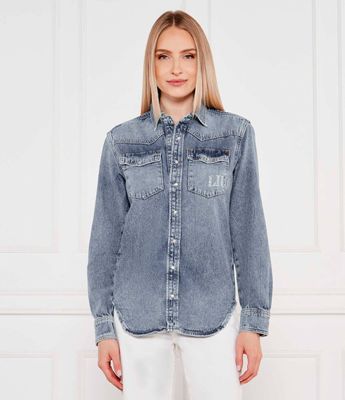 Koszula damska casual Liu Jo ze sklepu: Gomez Fashion Store w kategorii: Koszule damskie - zdjęcie 874714-BD9-10338_LJ251W000038Z24