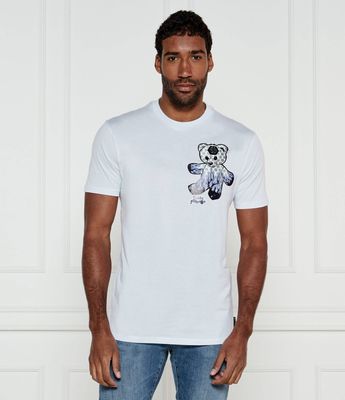 T-shirt męski wiosenny Philipp Plein ze sklepu: Gomez Fashion Store w kategorii: T-shirty męskie - zdjęcie 874714-BD9-10338_PN251M000024001