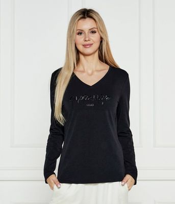 Bluzka damska jesienna casualowa Liu Jo Sport ze sklepu: Gomez Fashion Store w kategorii: Bluzki damskie - zdjęcie 874714-BD9-10338_LS251W000027949