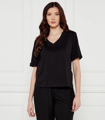 Bluzka damska casual Liu Jo Sport ze sklepu: Gomez Fashion Store w kategorii: Bluzki damskie - zdjęcie 874714-BD9-10338_LS251W000032960