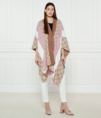 Ponczo na wiosnę Liu Jo ze sklepu: Gomez Fashion Store w kategorii: Poncza - zdjęcie 874714-BD9-10338_LC252W000091D89