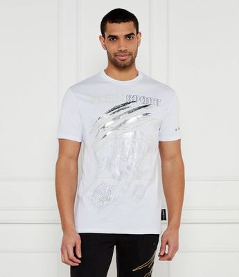 T-shirt męski Plein Sport ze sklepu: Gomez Fashion Store w kategorii: T-shirty męskie - zdjęcie 874714-BD9-10338_PS251M000013815