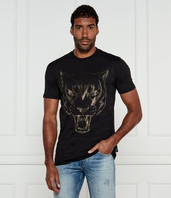 T-shirt męski Plein Sport ze sklepu: Gomez Fashion Store w kategorii: T-shirty męskie - zdjęcie 874714-BD9-10338_PS251M000016814