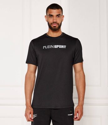 T-shirt męski na wiosnę Plein Sport ze sklepu: Gomez Fashion Store w kategorii: T-shirty męskie - zdjęcie 874714-BD9-10338_PS251M000020102