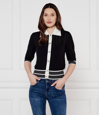 Sweter damski Liu Jo ze sklepu: Gomez Fashion Store w kategorii: Swetry damskie - zdjęcie 874714-BD9-10338_LC251W000004G52