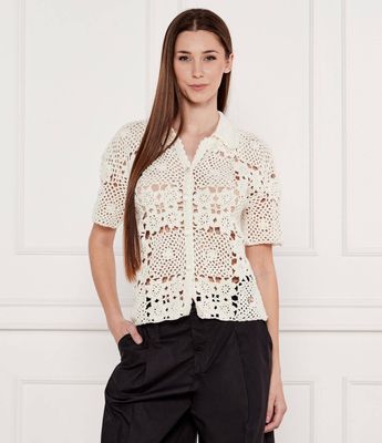 Sweter damski na zimę Liu Jo ze sklepu: Gomez Fashion Store w kategorii: Swetry damskie - zdjęcie 874714-BD9-10338_LJ252W000022701