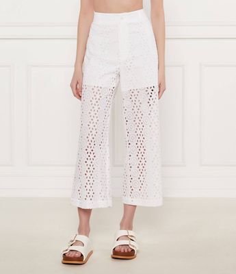 Spodnie damskie na wiosnę Liu Jo ze sklepu: Gomez Fashion Store w kategorii: Spodnie damskie - zdjęcie 874714-BD9-10338_LJ252W000034001