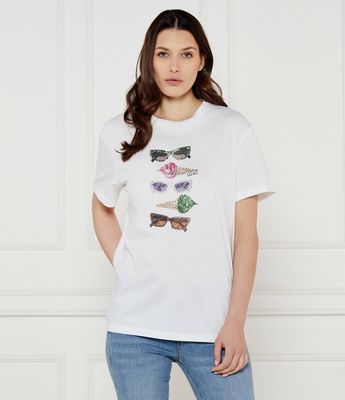 Bluzka damska Liu Jo ze sklepu: Gomez Fashion Store w kategorii: Bluzki damskie - zdjęcie 874714-BD9-10338_LJ252W000042ZA1