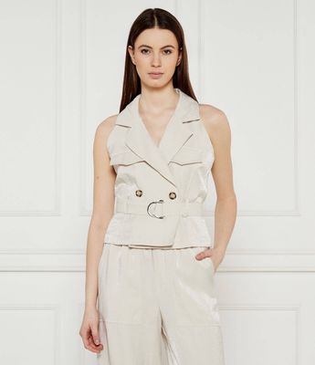 Kamizelka damska casual Liu Jo ze sklepu: Gomez Fashion Store w kategorii: Kamizelki damskie - zdjęcie 874714-BD9-10338_LJ252W000059731