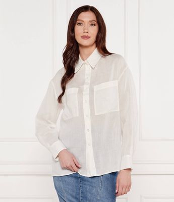 Koszula damska na wiosnę Liu Jo ze sklepu: Gomez Fashion Store w kategorii: Koszule damskie - zdjęcie 874714-BD9-10338_LJ252W000070701