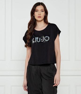 Bluzka damska na wiosnę Liu Jo Beachwear ze sklepu: Gomez Fashion Store w kategorii: Bluzki damskie - zdjęcie 874714-BD9-10338_LB252W000034073