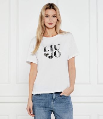 Bluzka damska Liu Jo ze sklepu: Gomez Fashion Store w kategorii: Bluzki damskie - zdjęcie 874714-BD9-10338_LJ252W000083U68