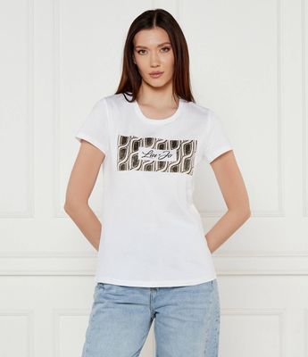 Bluzka damska Liu Jo ze sklepu: Gomez Fashion Store w kategorii: Bluzki damskie - zdjęcie 874714-BD9-10338_LJ252W00008722E