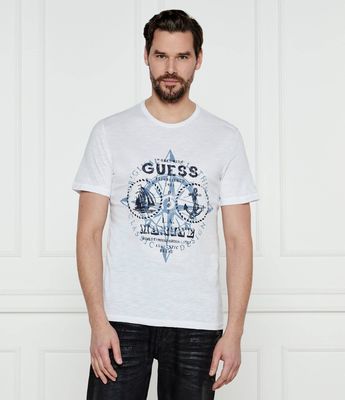 T-shirt męski młodzieżowy na wiosnę Guess ze sklepu: Gomez Fashion Store w kategorii: T-shirty męskie - zdjęcie 874714-BD9-10338_GJ251M000017F11