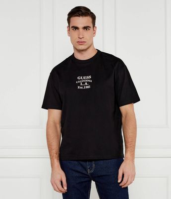T-shirt męski w stylu młodzieżowym na wiosnę Guess ze sklepu: Gomez Fashion Store w kategorii: T-shirty męskie - zdjęcie 874714-BD9-10338_GJ251M000018058