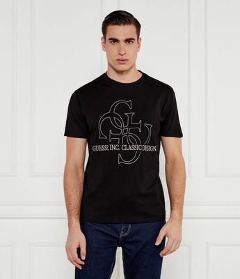 Guess - T-shirt męski na wiosnę ze sklepu: Gomez Fashion Store w kategorii: T-shirty męskie - zdjęcie 874714-BD9-10338_GJ251M000024058