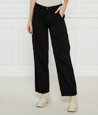 Spodnie damskie na jesień Guess Jeans ze sklepu: Gomez Fashion Store w kategorii: Spodnie damskie - zdjęcie 874714-BD9-10338_GE251W000003058