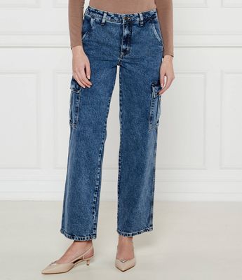 Guess Jeans - Jeansy damskie na wiosnę casualowe ze sklepu: Gomez Fashion Store w kategorii: Jeansy damskie - zdjęcie 874714-BD9-10338_GE251W000004Q78