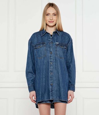 Koszula damska na wiosnę Guess Jeans ze sklepu: Gomez Fashion Store w kategorii: Koszule damskie - zdjęcie 874714-BD9-10338_GE251W000007Q84