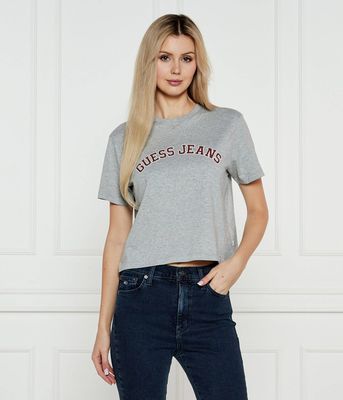 Bluzka damska młodzieżowa Guess Jeans ze sklepu: Gomez Fashion Store w kategorii: Bluzki damskie - zdjęcie 874714-BD9-10338_GE251W000008Q37