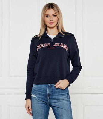 Bluza damska casualowa Guess Jeans ze sklepu: Gomez Fashion Store w kategorii: Bluzy damskie - zdjęcie 874714-BD9-10338_GE251W000016Q74