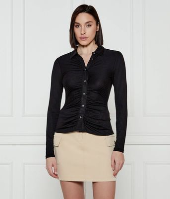 Guess - Koszula damska na jesień ze sklepu: Gomez Fashion Store w kategorii: Koszule damskie - zdjęcie 874714-BD9-10338_GJ251W000019058