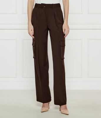 Spodnie damskie retro na jesień Guess ze sklepu: Gomez Fashion Store w kategorii: Spodnie damskie - zdjęcie 874714-BD9-10338_GJ251W000031R02