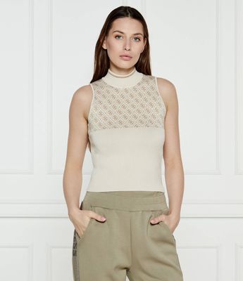 Guess - Bluzka damska ze sklepu: Gomez Fashion Store w kategorii: Bluzki damskie - zdjęcie 874714-BD9-10338_GJ251W000039Q41