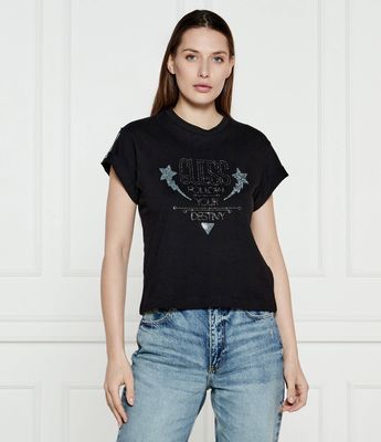 Guess - Bluzka damska młodzieżowa ze sklepu: Gomez Fashion Store w kategorii: Bluzki damskie - zdjęcie 874714-BD9-10338_GJ251W000055058