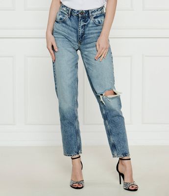 Jeansy damskie casual Guess ze sklepu: Gomez Fashion Store w kategorii: Jeansy damskie - zdjęcie 874714-BD9-10338_GJ251W000066R24