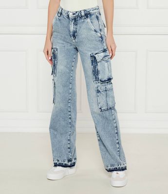 Jeansy damskie Guess ze sklepu: Gomez Fashion Store w kategorii: Jeansy damskie - zdjęcie 874714-BD9-10338_GJ251W000071R28