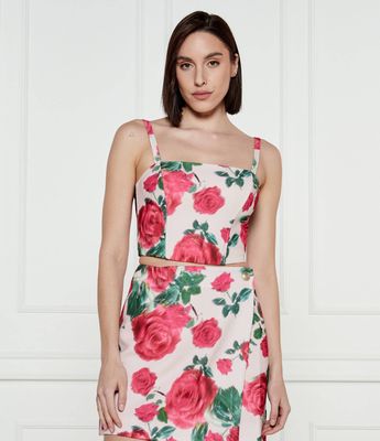 Bluzka damska casual na lato Guess ze sklepu: Gomez Fashion Store w kategorii: Bluzki damskie - zdjęcie 874714-BD9-10338_GJ251W000075R05