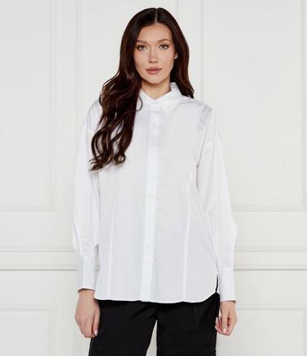Koszula damska na wiosnę Guess ze sklepu: Gomez Fashion Store w kategorii: Koszule damskie - zdjęcie 874714-BD9-10338_GJ251W000076F11