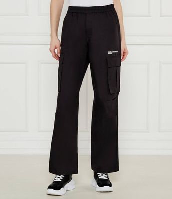 Spodnie damskie jesienne Karl Lagerfeld Jeans ze sklepu: Gomez Fashion Store w kategorii: Spodnie damskie - zdjęcie 874714-BD9-10338_KJ251W000005002