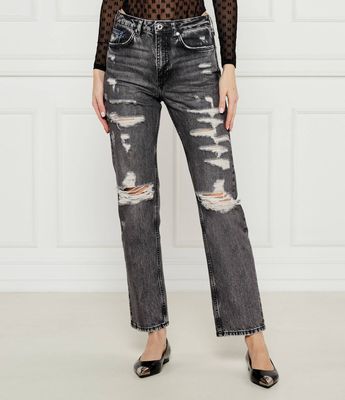 Jeansy damskie w miejskim stylu Karl Lagerfeld Jeans ze sklepu: Gomez Fashion Store w kategorii: Jeansy damskie - zdjęcie 874714-BD9-10338_KJ251W000022054