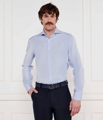 van Laack - Koszula męska z klasycznym kołnierzykiem ze sklepu: Gomez Fashion Store w kategorii: Koszule męskie - zdjęcie 874714-BD9-10338_VL252M000005720