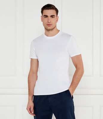 T-shirt męski na wiosnę casual Guess Jeans ze sklepu: Gomez Fashion Store w kategorii: T-shirty męskie - zdjęcie 874714-BD9-10338_GE251M000009F11