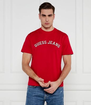 T-shirt męski wiosenny Guess Jeans ze sklepu: Gomez Fashion Store w kategorii: T-shirty męskie - zdjęcie 874714-BD9-10338_GE251M000031F62