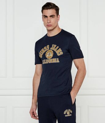T-shirt męski na wiosnę Guess Jeans ze sklepu: Gomez Fashion Store w kategorii: T-shirty męskie - zdjęcie 874714-BD9-10338_GE251M000035Q74