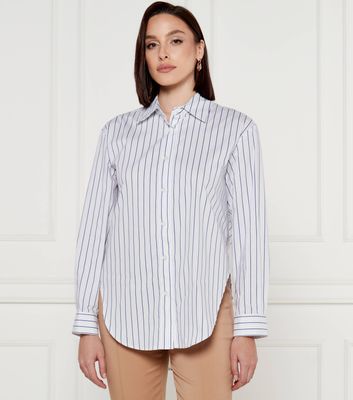 Koszula damska casual wiosenna DKNY ze sklepu: Gomez Fashion Store w kategorii: Koszule damskie - zdjęcie 874714-BD9-10338_DK245W000021448