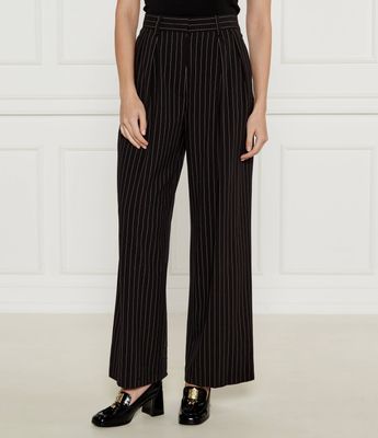 Spodnie damskie na wiosnę DKNY ze sklepu: Gomez Fashion Store w kategorii: Spodnie damskie - zdjęcie 874714-BD9-10338_DK245W000027449