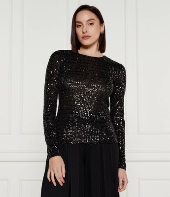 Bluzka damska na jesień DKNY ze sklepu: Gomez Fashion Store w kategorii: Bluzki damskie - zdjęcie 874714-BD9-10338_DK245W000032007